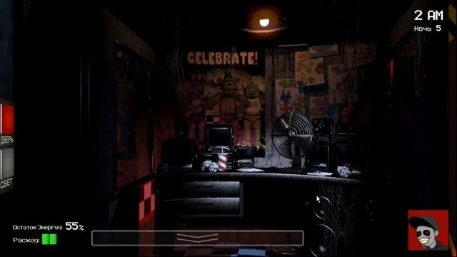 НЕВЕРОЯТНО СЛОЖНАЯ ПЯТАЯ НОЧЬ! ФРЕДДИ ЖДЁТ У ДВЕРИ! - Five nights at Freddy's #3 смотреть онлайн