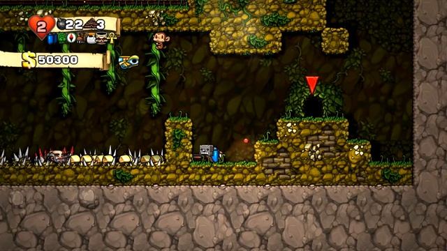 Spelunky 47 Последняя дверь перед Ямой смотреть онлайн