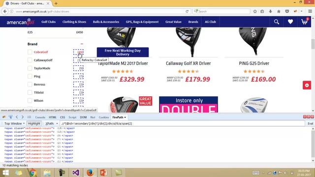 Selenium C# Tutorial - Selenium WebDriver Dynamic Script Example