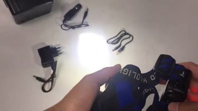 Ультра-яркий светодиодный фонарик 2 батареи 18650 смотреть онлайн