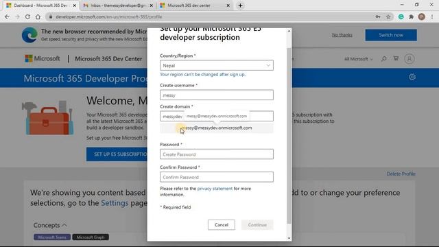 Create Microsoft Developers Account | Outlook Calendar Integration | MVC Application | Part - 1