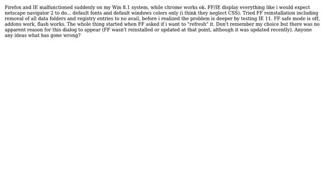 html display is bugged in ff/ie (not chrome) (2 Solutions!!) смотреть онлайн