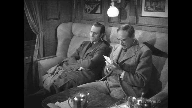 Terror By Night 1946 Film Noir Mystery Basil Rathbone Nigel Bruce Alan Mowbray Sherlock Holmes смотреть онлайн