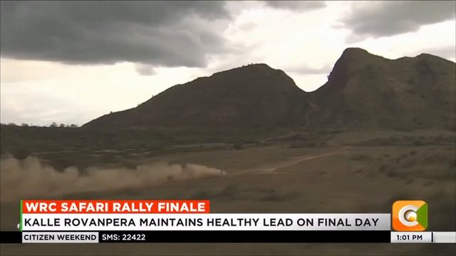 Kalle Rovanpera maintains healthy lead on final day of WRC safari rally смотреть онлайн