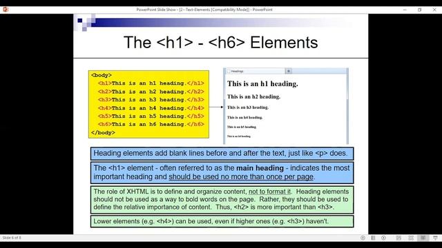 HTML5 and XHTML Basic Tutorial | Lecture 2