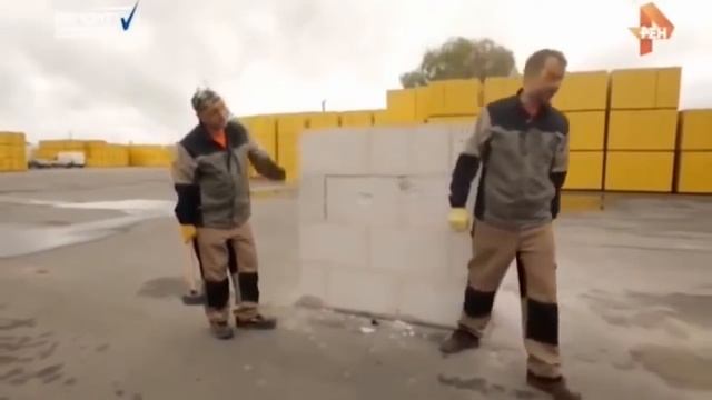 Что прочнее газобетон или кирпич? Краш тест кувалда смотреть онлайн
