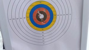 Точная стрельба из пневматического пистолета МР 53