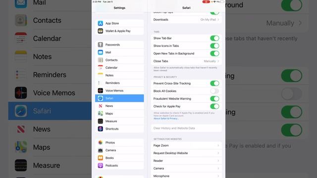 Settings in Safari for SAVVAS смотреть онлайн