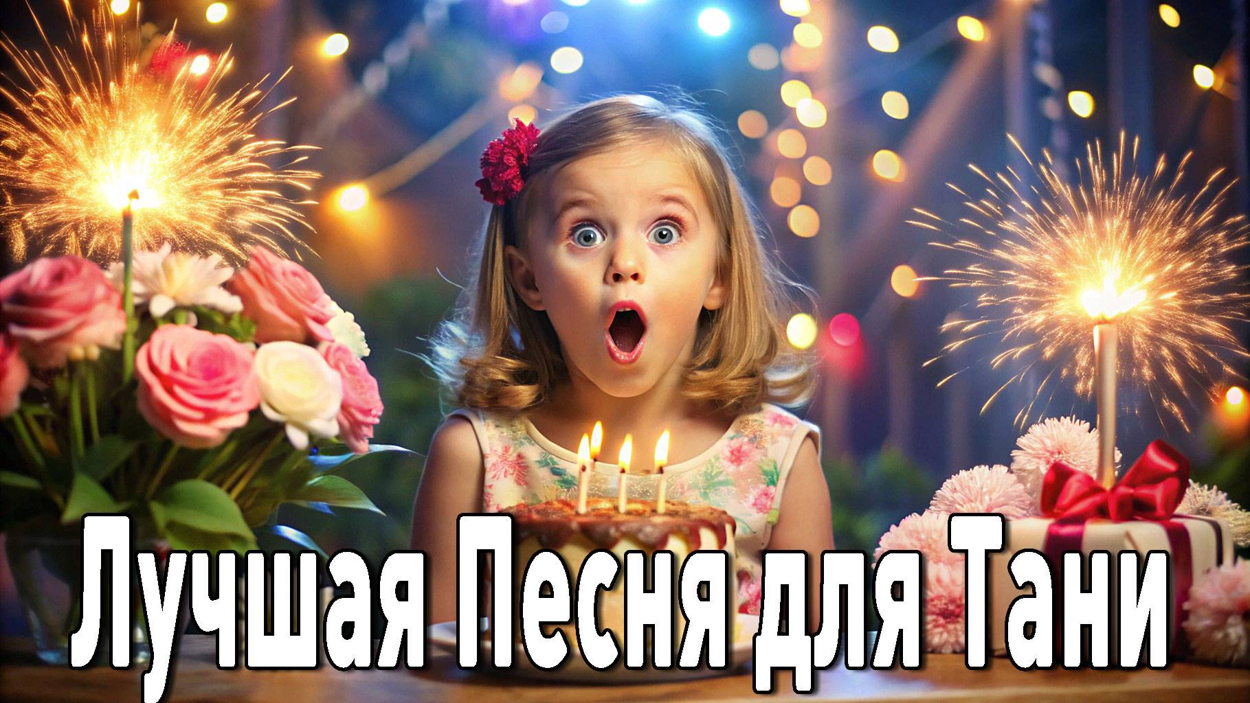 ТАТЬЯНА - "С днём рождения Татьяна!" Поздравительное видео с танцевальной песней на день рождения