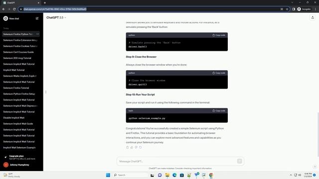 selenium with firefox example