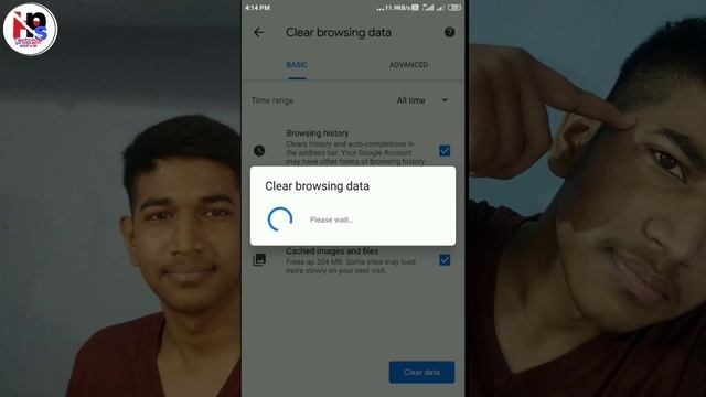 how to delete history in google