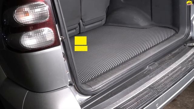 Огляд килимків в багажник для Toyota LC Prado 120 з 2003-2009 смотреть онлайн