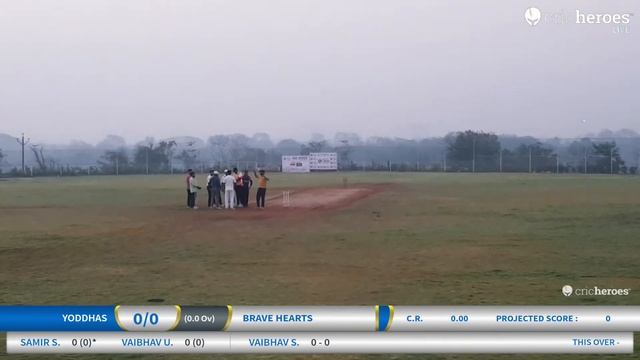 Live Cricket Match | Brave Hearts vs YODDHAs | 20-Jan-24 07:00 AM 15 overs | ASA Series 1.0 | CricH