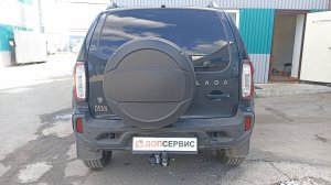 Фаркоп на Niva Travel / Chevrolet Niva легкосъёмный шар под квадрат
