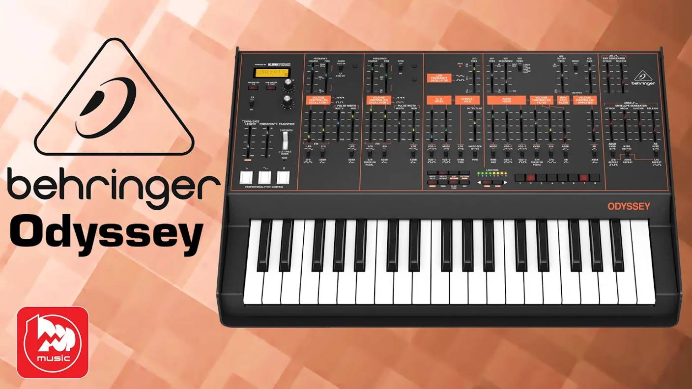 BEHRINGER ODYSSEY - аналоговый синтезатор с цифровыми эффектами