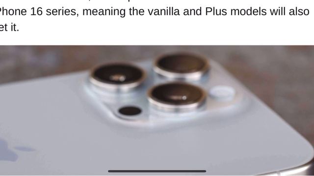 iPhone 16 Capture button rumored to bring zoom control ||