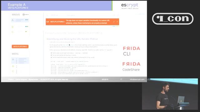 [r2con2019] r2/frida in the OWASP Mobile Security Testing Guide смотреть онлайн