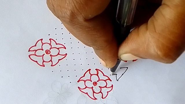 18*2*2 Vanna poo kolam / navarathiri kolam / poo rangoli смотреть онлайн
