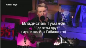 Владислав Туманов - "Где ж ты друг" (сл. и муз. Яна Габинского).