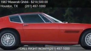 1967 Maserati Ghibli  for sale in Houston, TX 77079 at DRIVE