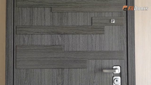 Фрезерованная панель №390 цвет - дуб вулканический