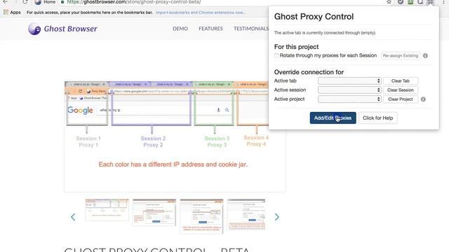 Ghost Proxy Control Extension - Learn How To Use Ghost Browser