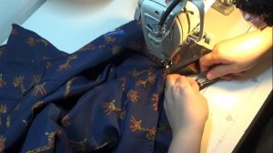 как заузить юбку по боковым швам