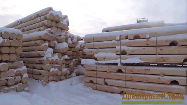 Производство стенокомплетов деревянных домов, #оцилиндрованноебревно