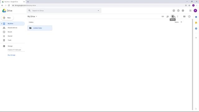 Google Drive - Tutorial 2 - Interface and its Options