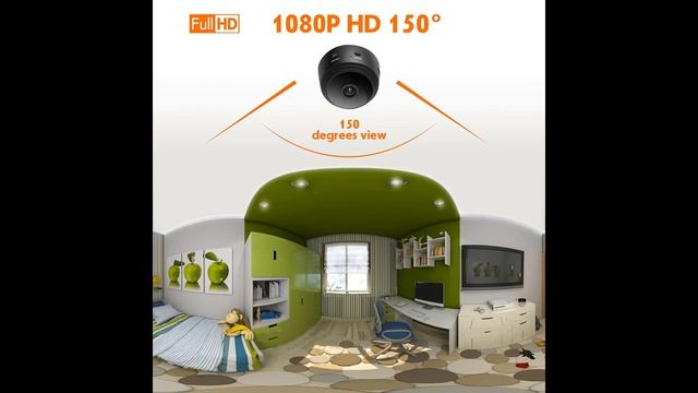 Mini Spy Camera Wireless Hidden Nanny Cam with 1080p HD Recorder and Night Vision смотреть онлайн
