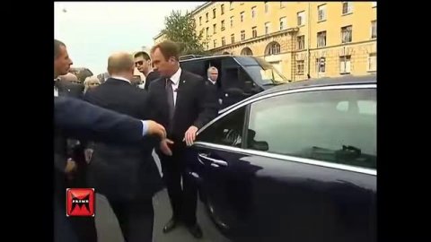 Охрана Путина в разных ситуациях