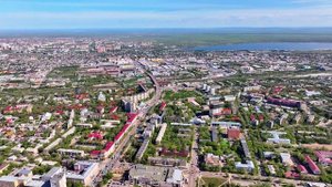Караганда с высоты птичьего полёта. Смотреть в 4К разрешении