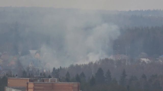 Пожар (?) в Менделеево, ч.2