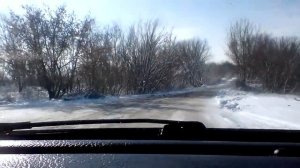 Дорога Гольма - Горловка (р-но.Никитовка) 10.02.2020