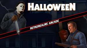 1 RetroRealms: Halloween \ Мир ретро Аркад Хеллоуин (платформер в стиле ретро)