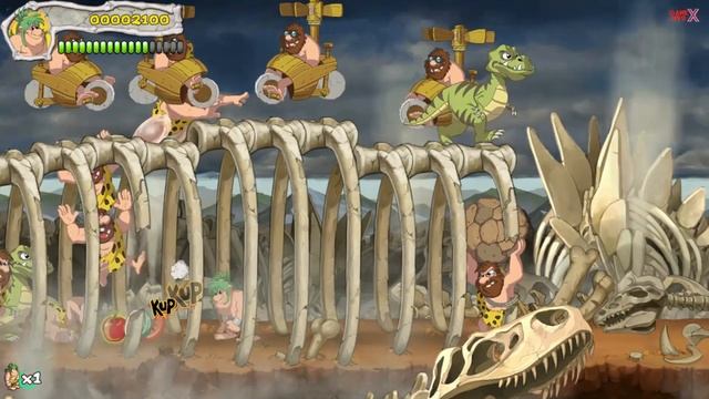 Joe & Mac Caveman Ninja Walkthrough Stage Final Gameplay Switch смотреть онлайн