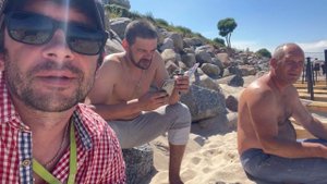 Монтаж кафе на пляже Зеленоградск  часть 1