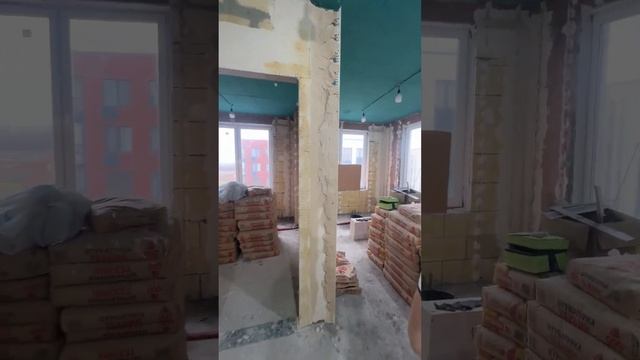Механизированная штукатурка стен в ЖК Испанские кварталы 2 | Новостройка площадью 100 м² смотреть онлайн