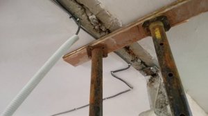 Убрали несущую стену. Подготовка к производству работ по монтажу рамы усиления