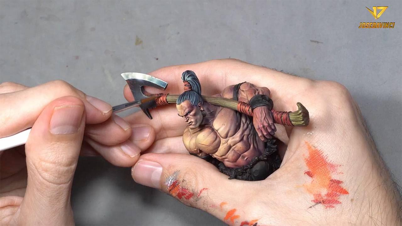 Learn how to paint red on your miniatures.