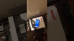 тест акума LifePo4 и инвертора  Must