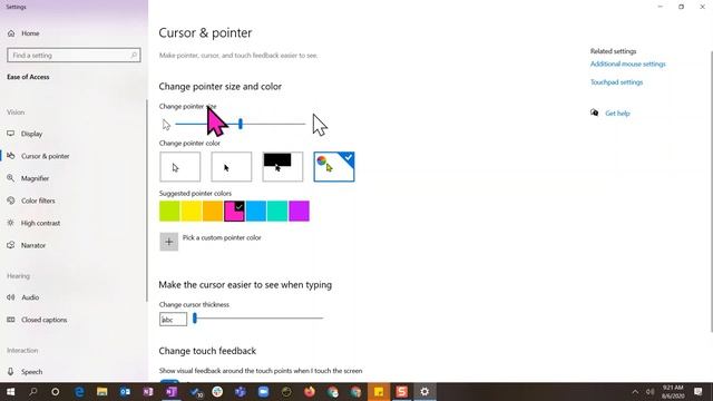 Windows 10 Cursor and Pointer Options смотреть онлайн