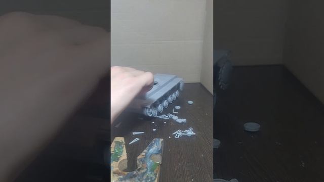 сборка первой версии КВ 2 по памяти, без инструкции. смотреть онлайн