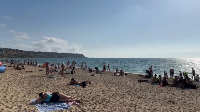 СЕВАСТОПОЛЬ-Началось НАШЕСТВИЕ ТУРИСТОВ!Пляжи УЧКУЕВКА и ЛЮБИМОВКА!Крым 2024