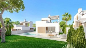 Купить новую виллу в Испании. Дом в Испании. Вилла в Испании. Недвижимость в Испании