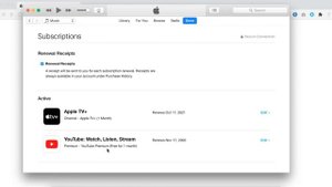 how to cancel apple subscription in iTunes
