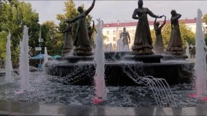 городские зарисовки 450 УФА сквозь столетия фонтаны лебеди птицы