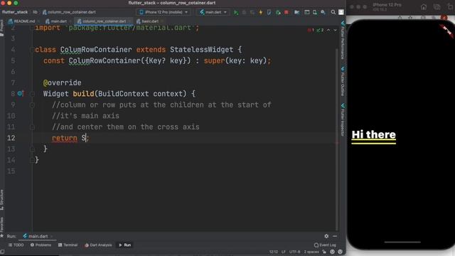 Row and Column Widget inside Scaffold | Learn about the layout смотреть онлайн