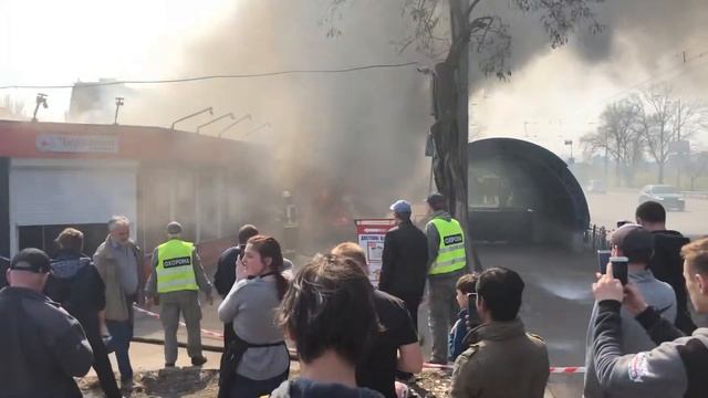 Русановка рынок пожар! смотреть онлайн