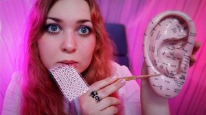 АСМР 👩_⚕ забота о твоих ушках 👂 ASMR ear seeds 🥢